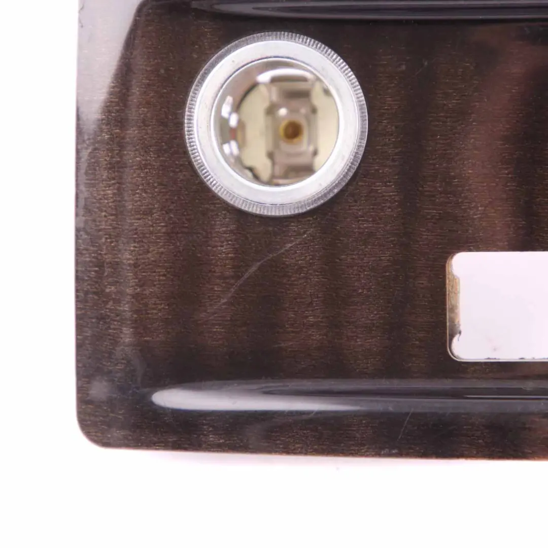 Trim Panel Centre Console Rear Wood Maple Sycamore Anthracite to BMW E60 E61 Cover with Part number 7141072 BMW E60 E61 Cover Trim Panel Centre Console Rear Wood Maple Sycamore Anthracite - SKU 7141072 - Part number 7141072