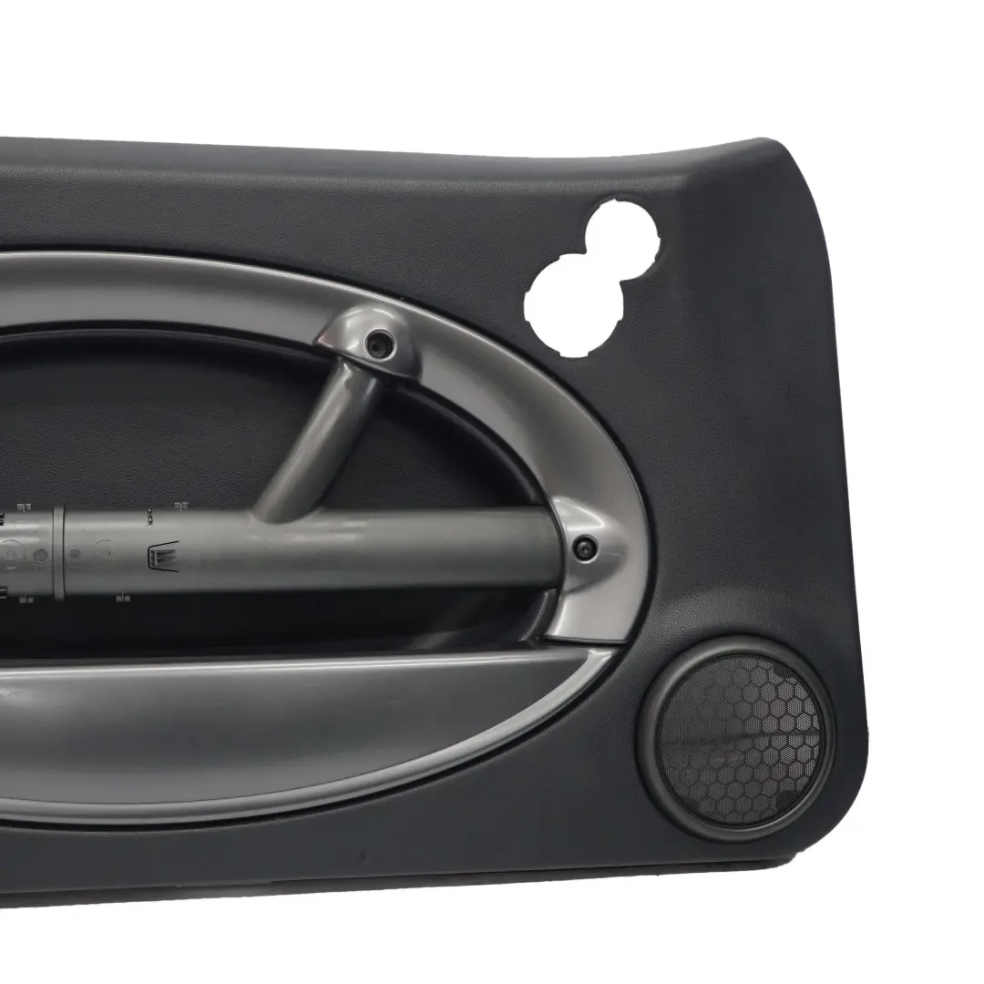 Mini Cooper One R50 R52 Habillage carte porte avant gauche Noir panthere Molette - SKU 7141255-1 - Numéro de pièce 7141255