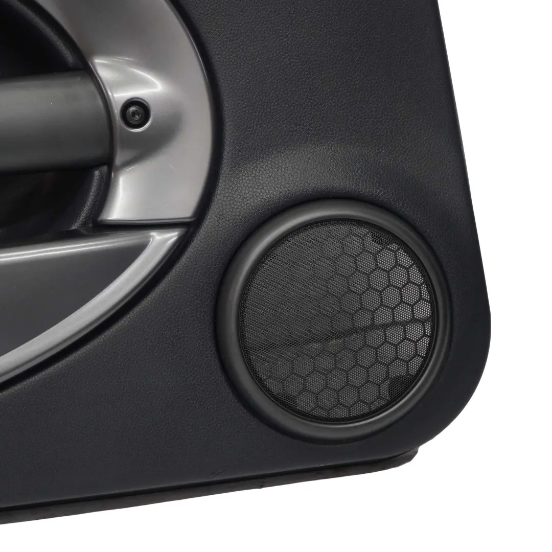 Front Left N/S Door Card Side Trim Panther Black Molette to Mini R50 R52 with Part number 7141255 Mini R50 R52 Front Left N/S Door Card Side Trim Panther Black Molette - SKU 7141255-1 - Part number 7141255