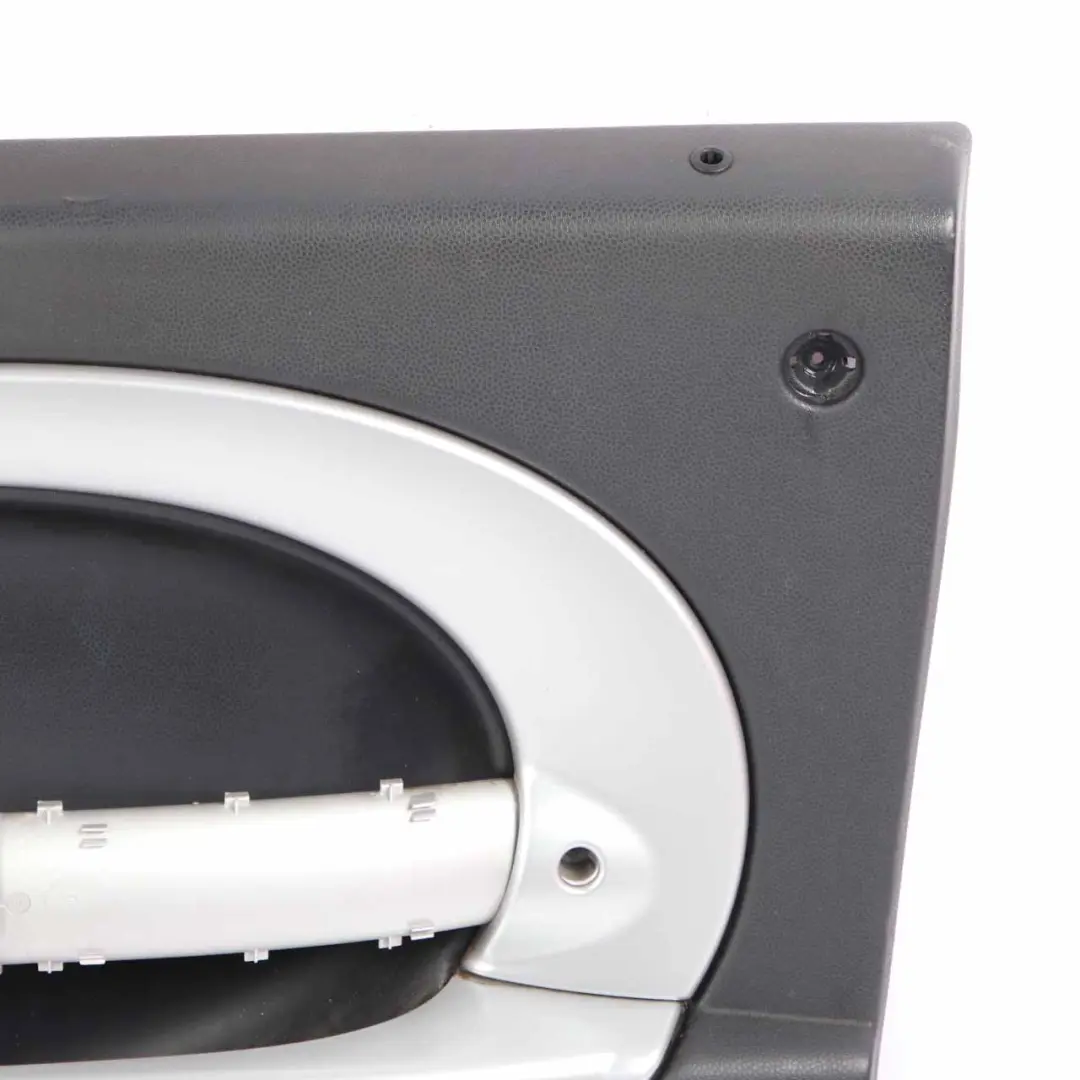 Mini R50 R52 Door Card Front Right O/S Side Trim Panther Black Silver Strip - SKU 7141256 - Part number 7141256