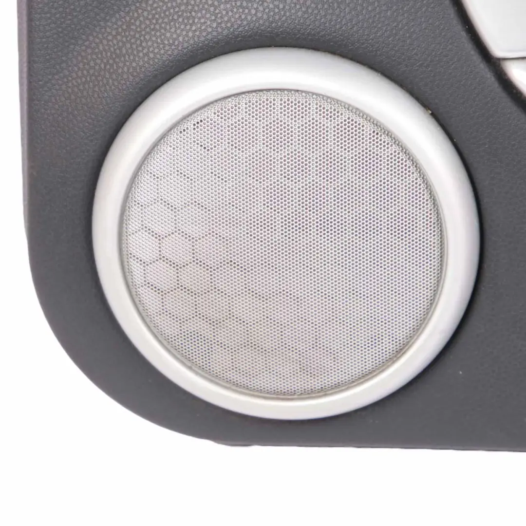 Door Card Front Right O/S Side Trim Panther Black Silver Strip to Mini R50 R52 with Part number 7141256 Mini R50 R52 Door Card Front Right O/S Side Trim Panther Black Silver Strip - SKU 7141256 - Part number 7141256