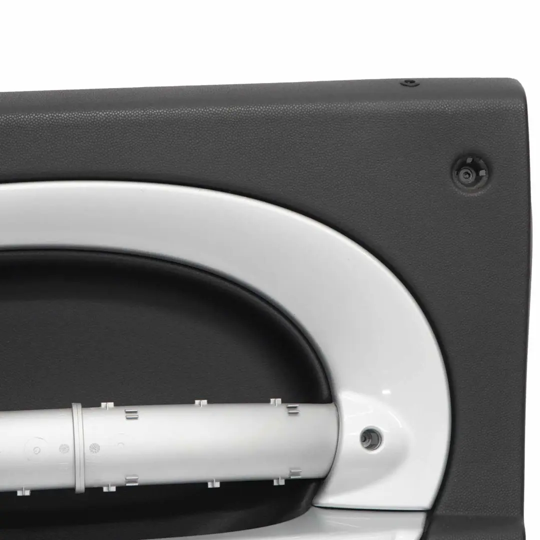 anteriore destra scheda porta laterale Panther nero cromo argento per Mini R50 R53 con numero di parte 7141270 Mini R50 R53 anteriore destra scheda porta laterale Panther nero cromo argento - SKU 7141270-2 - Numero di parte 7141270