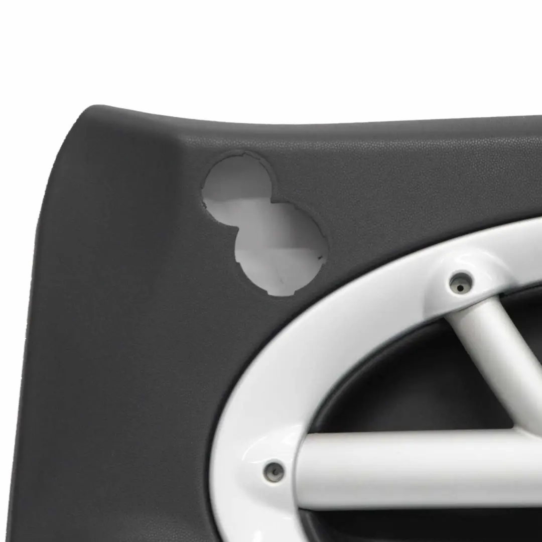 Front Right O/S Door Card Side Trim Panther Black Chrome Silver to Mini R50 R53 with Part number 7141270 Mini R50 R53 Front Right O/S Door Card Side Trim Panther Black Chrome Silver - SKU 7141270-2 - Part number 7141270