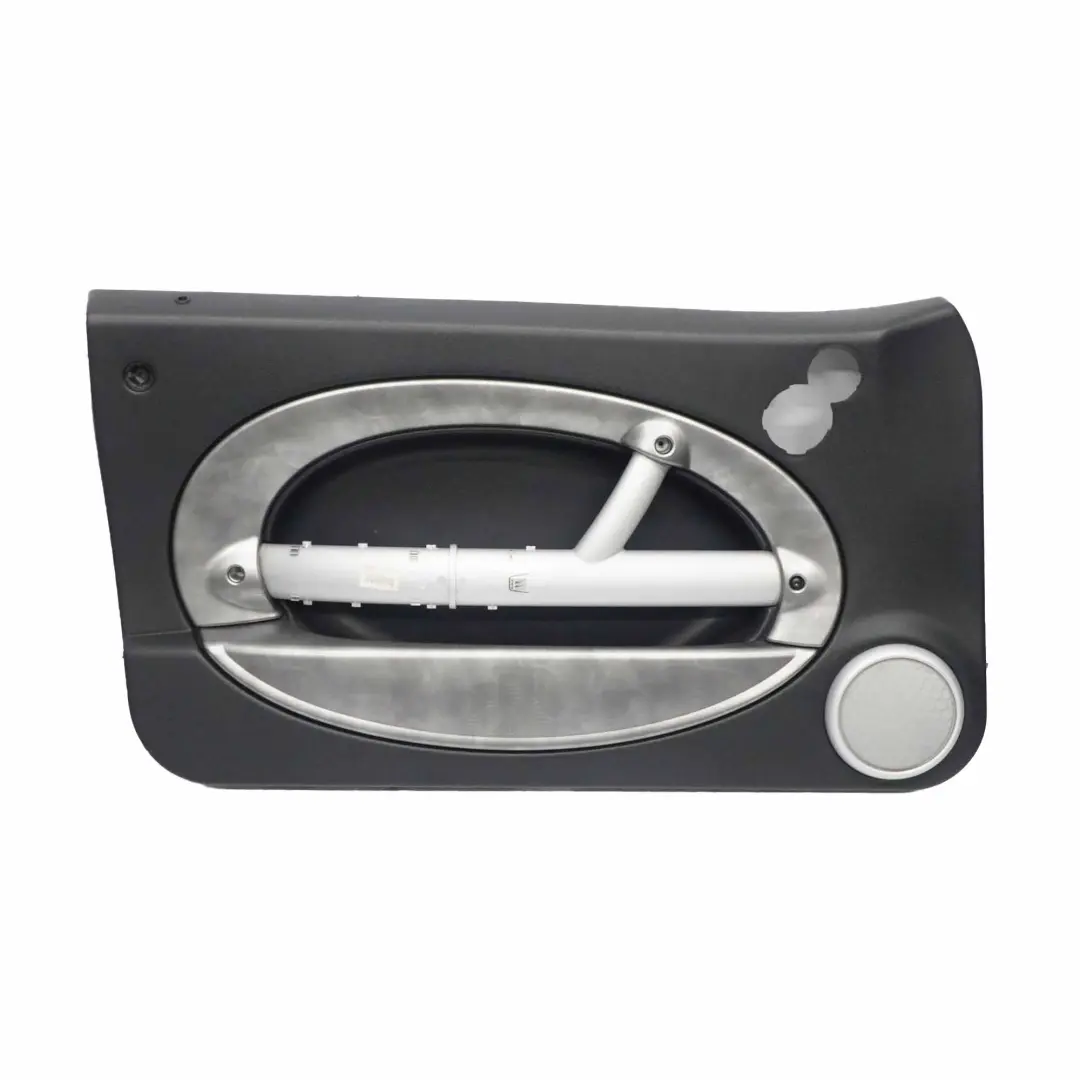 Front Left Door Card Side Trim Panther Black Alloy Patina para Mini R50 R53 con número de pieza 7141279 Mini R50 R53 Front Left Door Card Side Trim Panther Black Alloy Patina - SKU 7141279 - Número de pieza 7141279