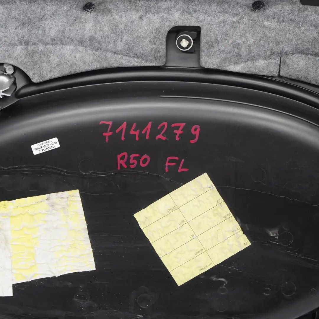 Front Left Door Card Side Trim Panther Black Alloy Patina para Mini R50 R53 con número de pieza 7141279 Mini R50 R53 Front Left Door Card Side Trim Panther Black Alloy Patina - SKU 7141279 - Número de pieza 7141279
