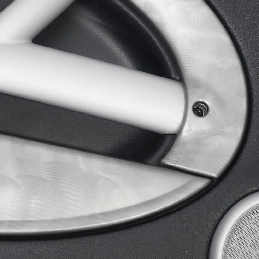 Front Left Door Card Side Trim Panther Black Alloy Patina para Mini R50 R53 con número de pieza 7141279 Mini R50 R53 Front Left Door Card Side Trim Panther Black Alloy Patina - SKU 7141279 - Número de pieza 7141279