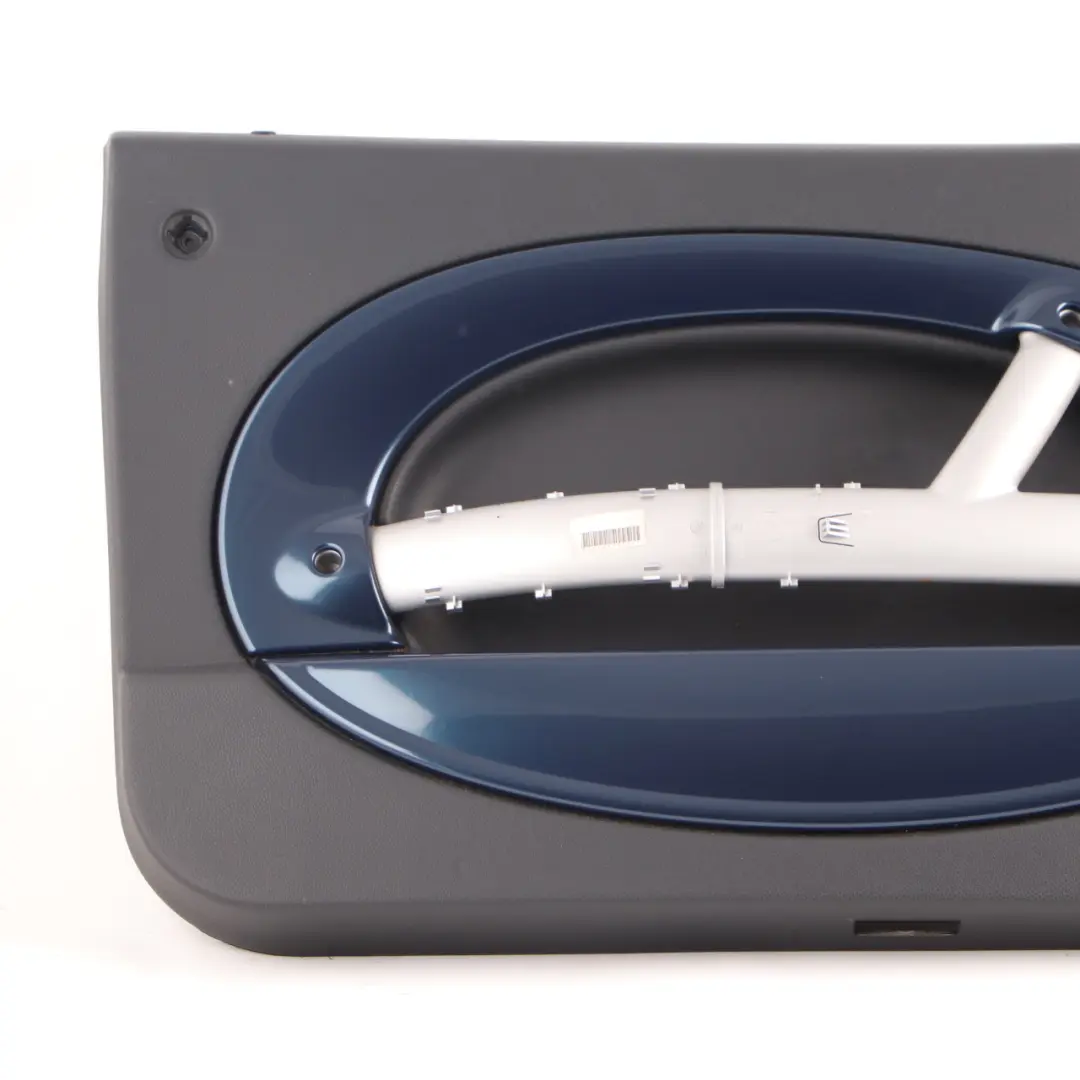Door Card Mini R52 R53 Front Left N/S Trim Panel Panther Black Decor Space Blue to with Part number 7141309 Door Card Mini R52 R53 Front Left N/S Trim Panel Panther Black Decor Space Blue - SKU 7141309 - Part number 7141309