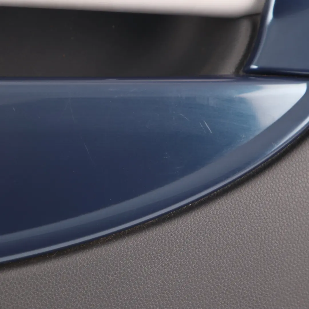 Door Card Mini R52 R53 Front Left N/S Trim Panel Panther Black Decor Space Blue to with Part number 7141309 Door Card Mini R52 R53 Front Left N/S Trim Panel Panther Black Decor Space Blue - SKU 7141309 - Part number 7141309