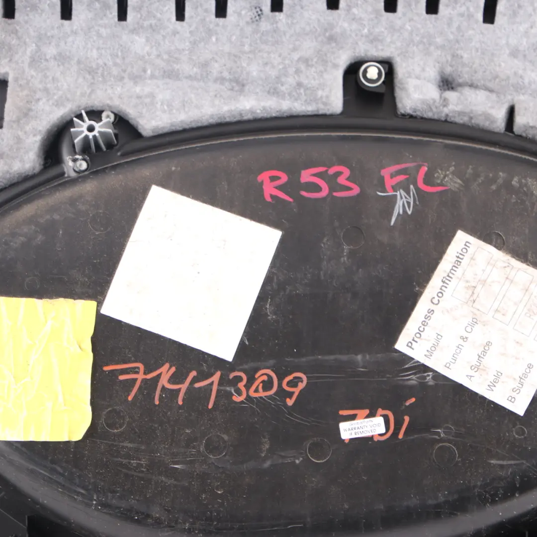 Door Card Mini R52 R53 Front Left N/S Trim Panel Panther Black Decor Space Blue to with Part number 7141309 Door Card Mini R52 R53 Front Left N/S Trim Panel Panther Black Decor Space Blue - SKU 7141309 - Part number 7141309