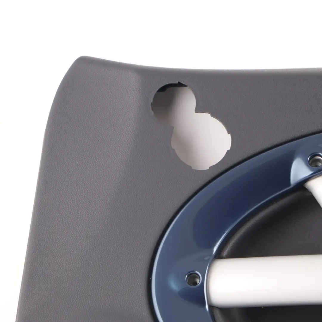 Door Card Trim Mini R50 R52 R53 Front Right O/S Side Panther Black Space Blue to with Part number 7141310 Door Card Trim Mini R50 R52 R53 Front Right O/S Side Panther Black Space Blue - SKU 7141310 - Part number 7141310