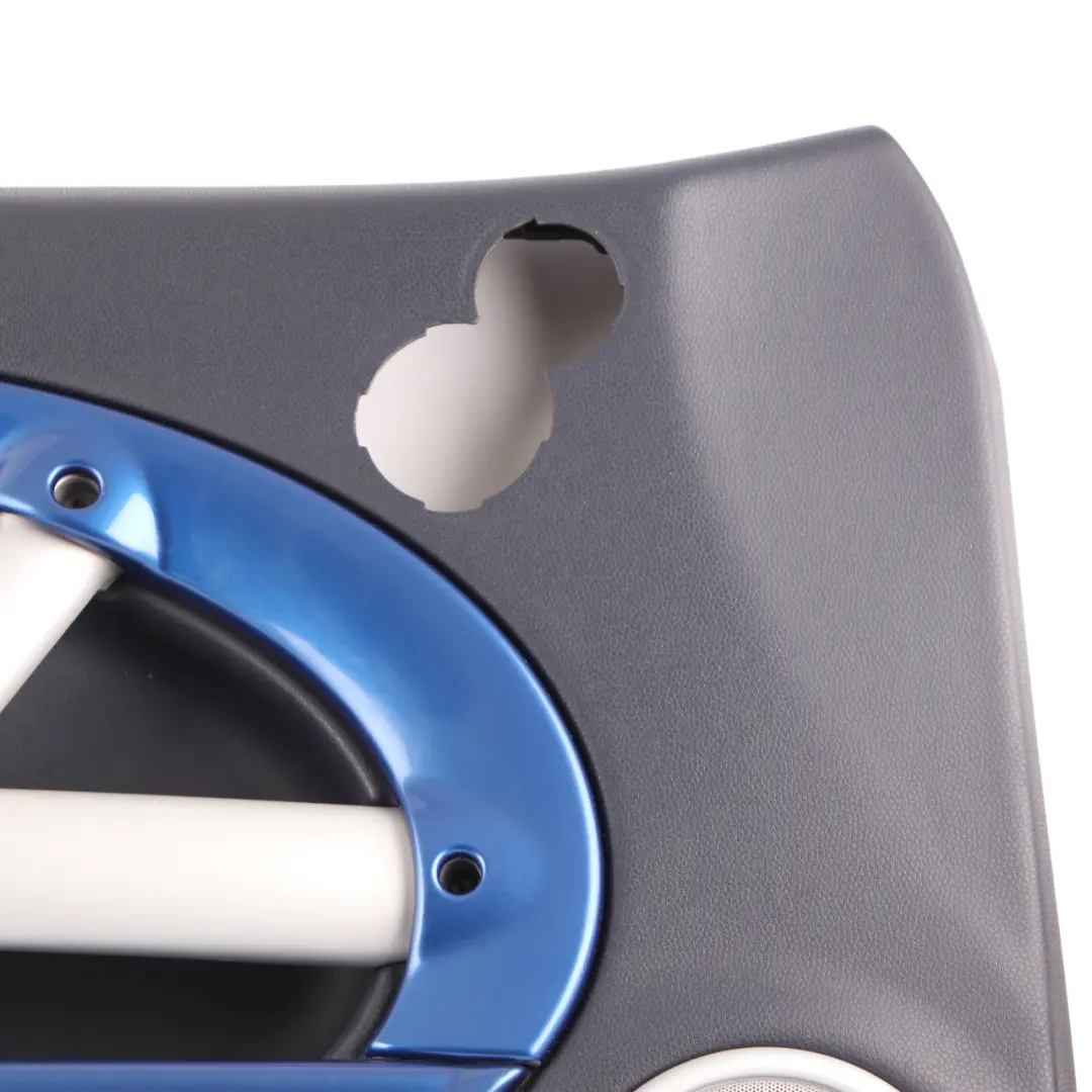  Door Card Mini R52 R53 Front Left N/S Trim Panel Panther Black Decor Hyper Blue - SKU 7141317 - Part number 7141317