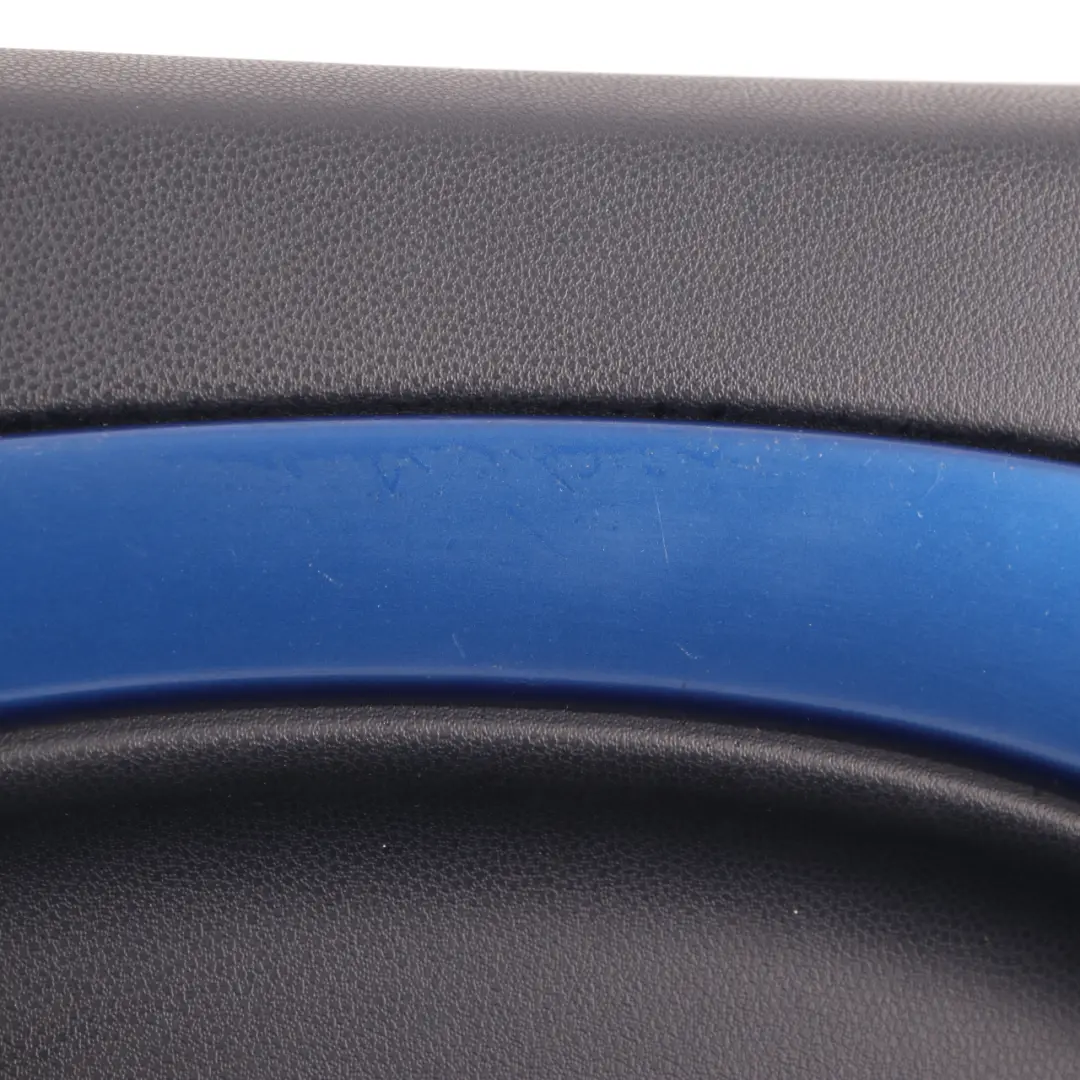 Door Card Mini R52 R53 Front Right O/S Trim Panel Panther Black Decor Hyper Blue to with Part number 7141318 Door Card Mini R52 R53 Front Right O/S Trim Panel Panther Black Decor Hyper Blue - SKU 7141318 - Part number 7141318
