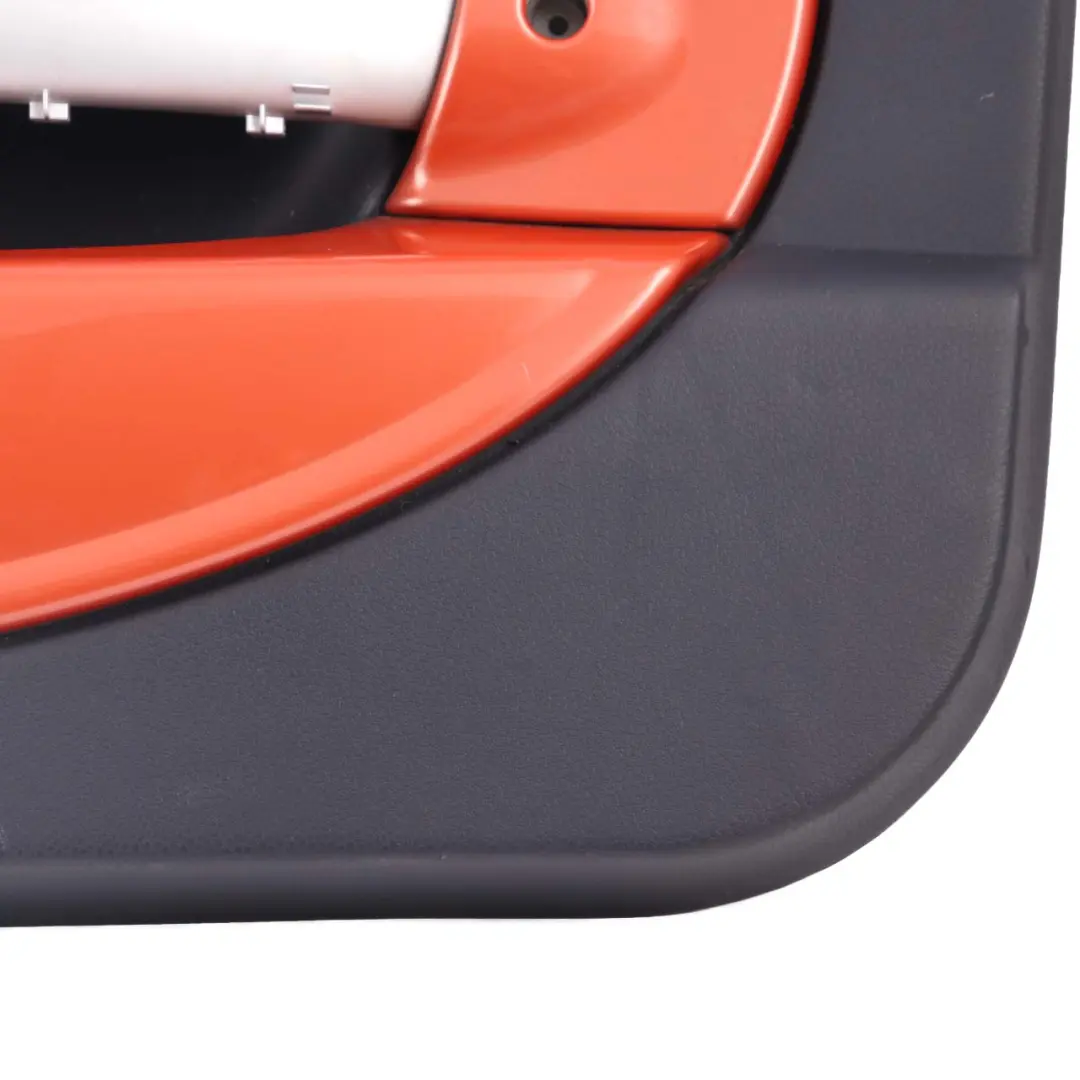 Door Card Front Right O/S Side Trim Panel Panther Black Hot Orange to Mini R50 R53 with Part number 7141320 Mini R50 R53 Door Card Front Right O/S Side Trim Panel Panther Black Hot Orange - SKU 7141320-2 - Part number 7141320