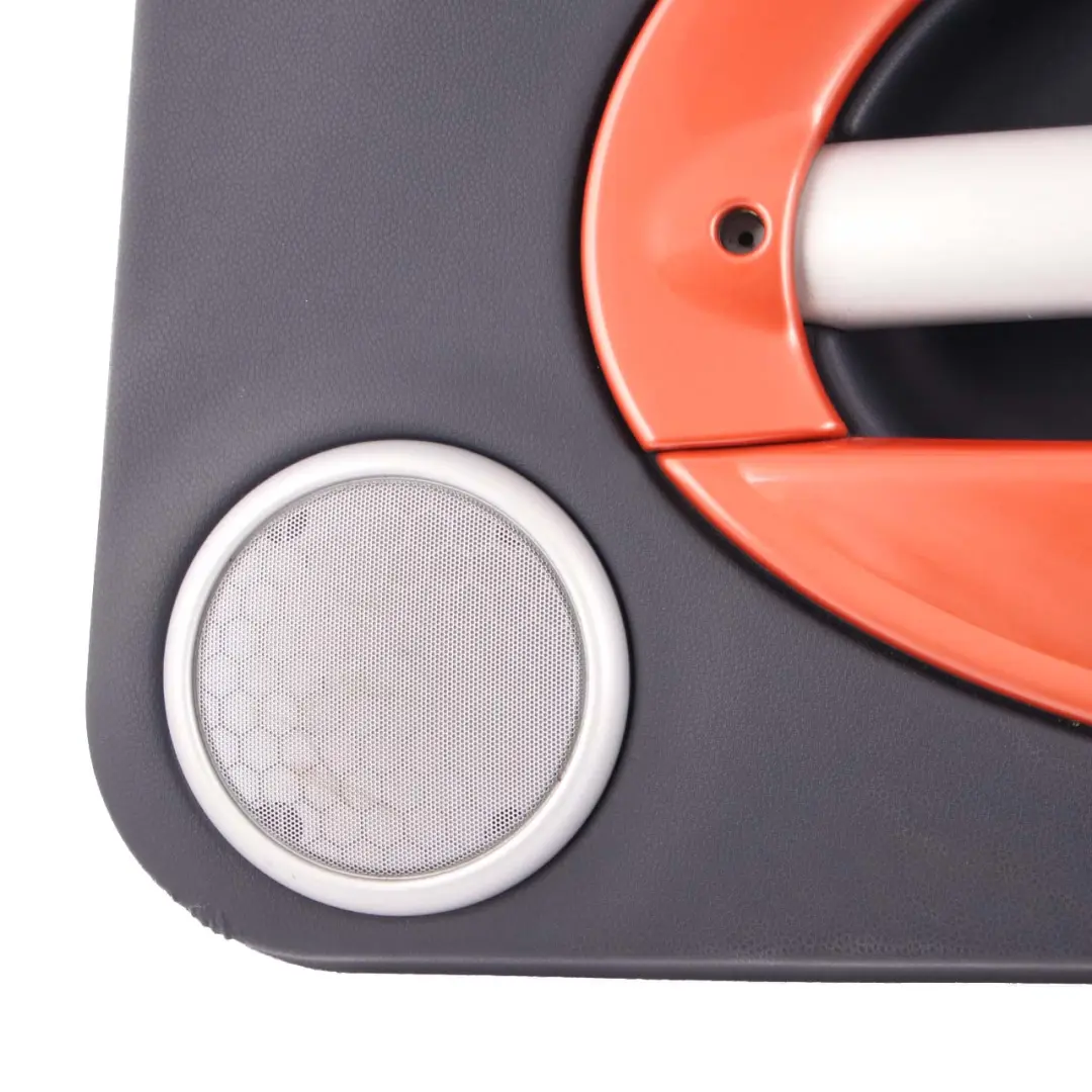 Door Card Front Right O/S Side Trim Panel Panther Black Hot Orange to Mini R50 R53 with Part number 7141320 Mini R50 R53 Door Card Front Right O/S Side Trim Panel Panther Black Hot Orange - SKU 7141320-2 - Part number 7141320