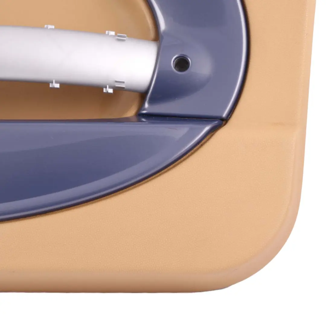 Mini R52 Door Card Front Right O/S Trim Panel Cover Beige Decor Cool Blue - SKU 7141336 - Part number 7141336