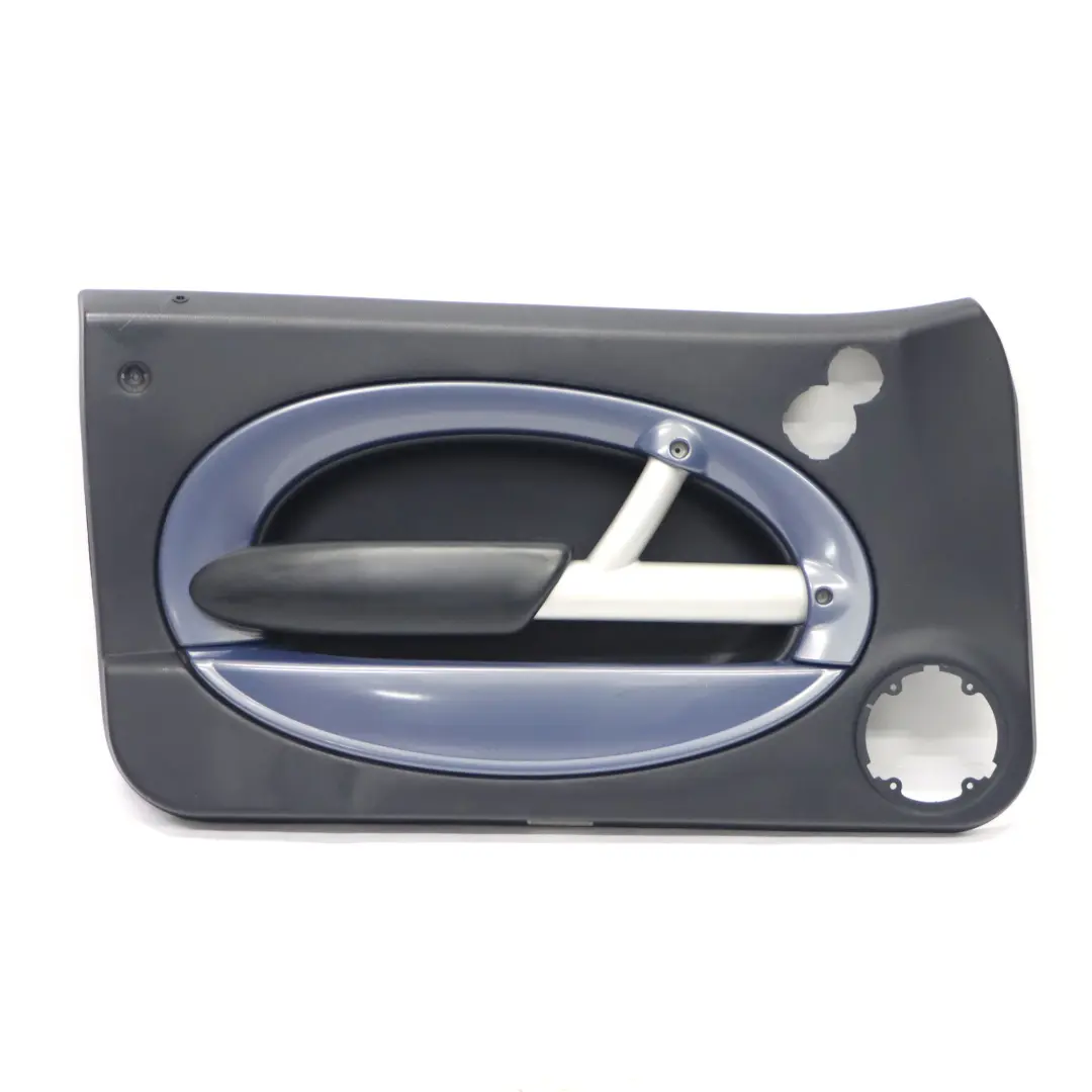 Mini R52 R53 Scheda porta anteriore sinistra Panther Black Cool Blue - SKU 7141337 - Numero di parte 7141337