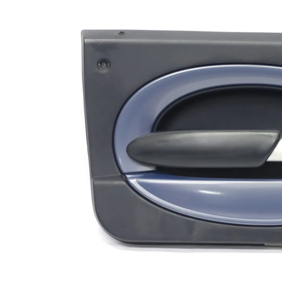 Mini R52 R53 Scheda porta anteriore sinistra Panther Black Cool Blue - SKU 7141337 - Numero di parte 7141337