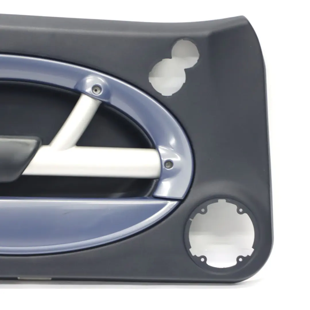 Mini R52 R53 Scheda porta anteriore sinistra Panther Black Cool Blue - SKU 7141337 - Numero di parte 7141337