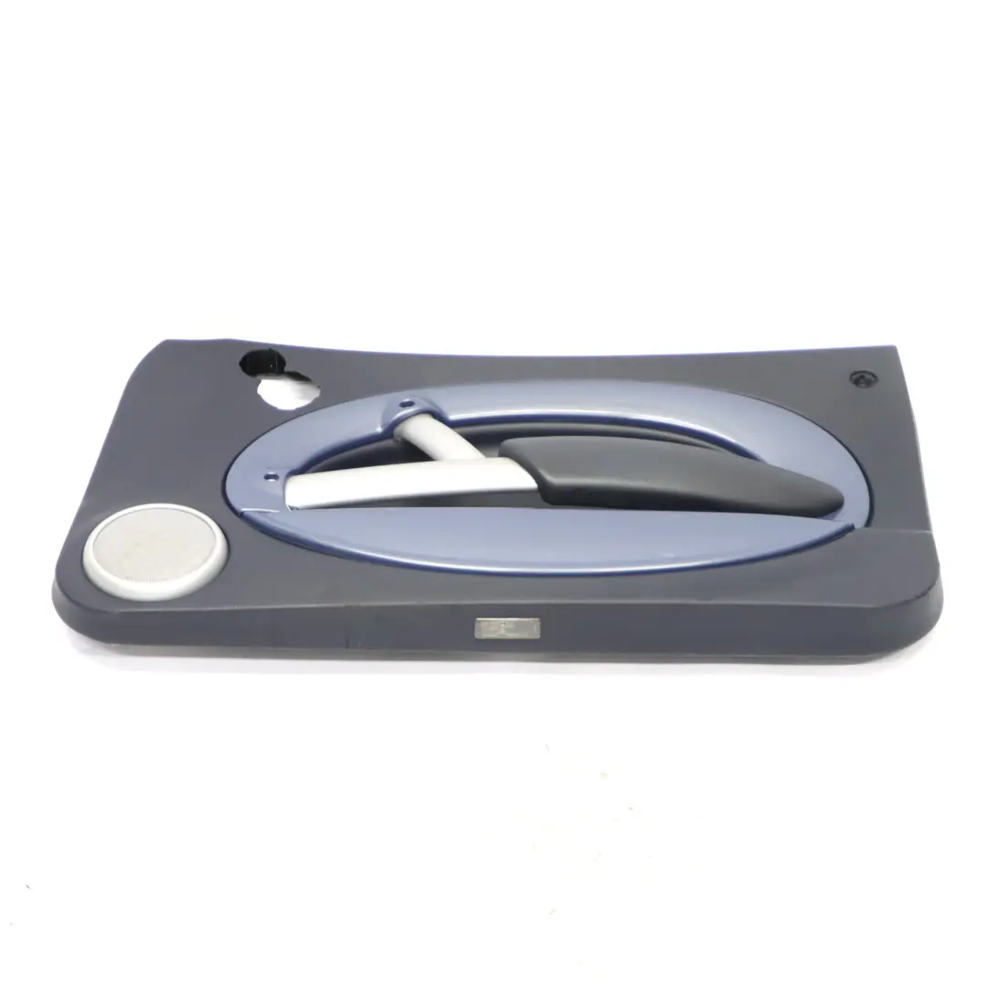 Mini R52 R53 Scheda porta anteriore destra Panther Black Cool Blue - SKU 7141338 - Numero di parte 7141338