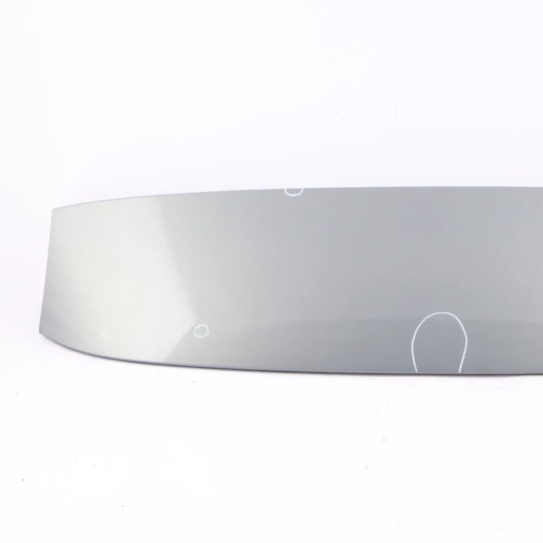 Spoiler BMW E91 Touring Boot Trunk Lid Arktis Arctic Metallic A34 to Rear with Part number 7143263 Rear Spoiler BMW E91 Touring Boot Trunk Lid Arktis Arctic Metallic A34 - SKU 7143263-AM1 - Part number 7143263