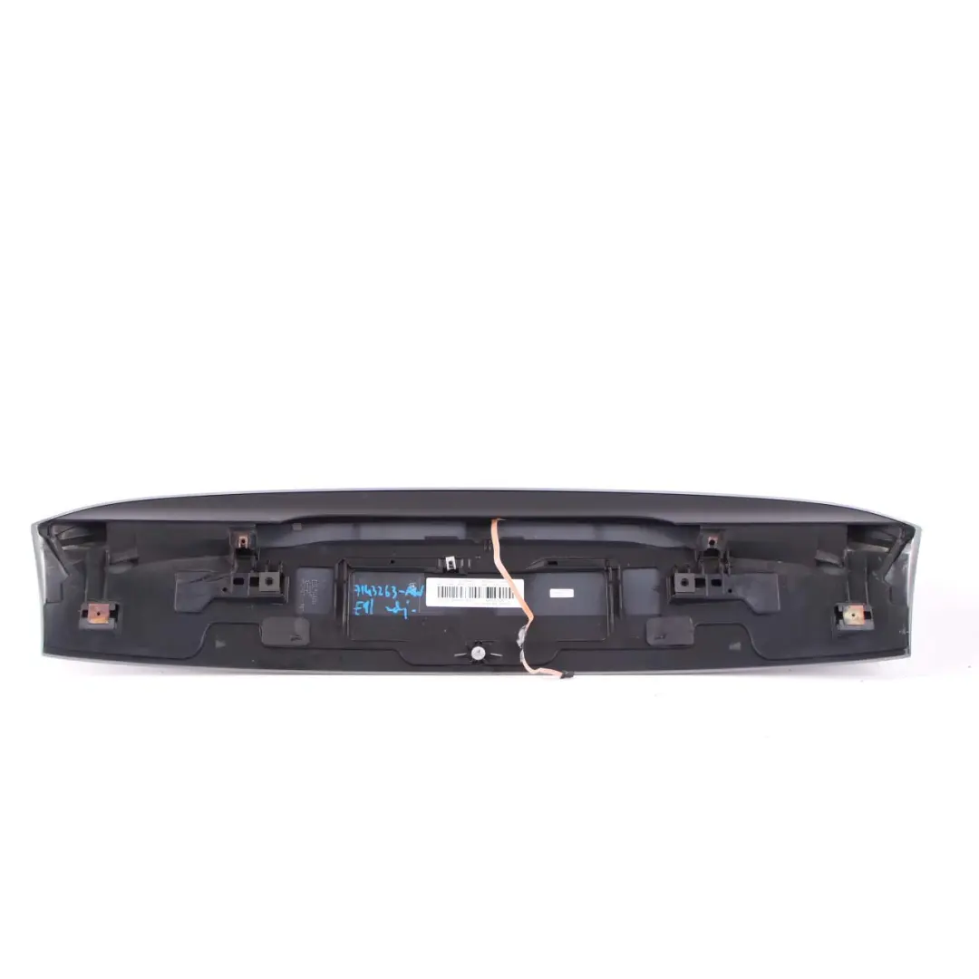 Rear Spoiler BMW E91 Touring Boot Trunk Lid Arktis Arctic Metallic A34 - SKU 7143263-AM1 - Part number 7143263