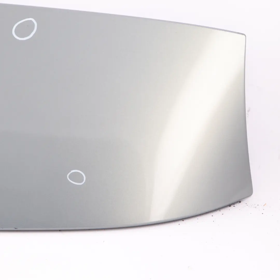 Spoiler BMW E91 Touring Boot Trunk Lid Arktis Arctic Metallic A34 to Rear with Part number 7143263 Rear Spoiler BMW E91 Touring Boot Trunk Lid Arktis Arctic Metallic A34 - SKU 7143263-AM1 - Part number 7143263