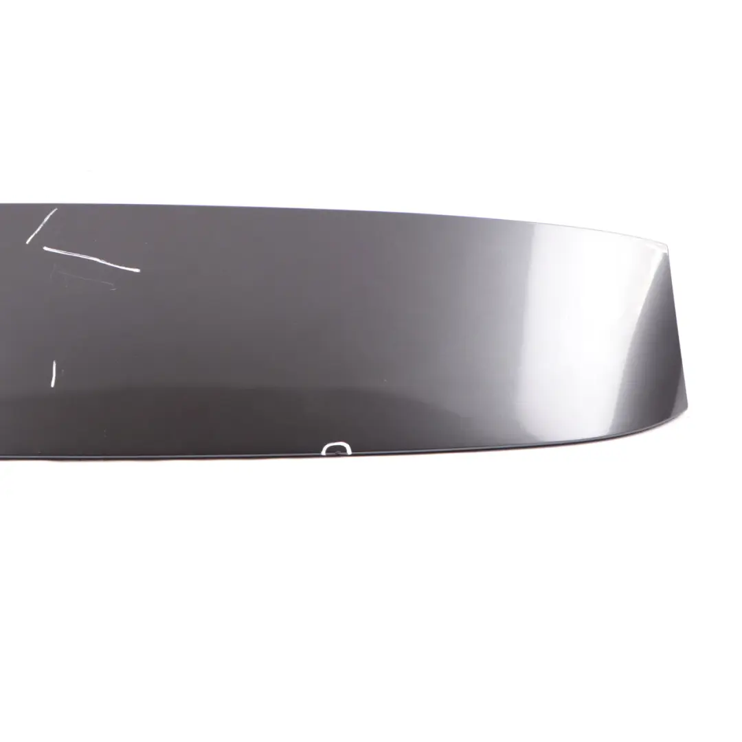 Spoiler BMW E91 Touring Trunk Lid Sparkling Graphite Metallic A22 to Rear with Part number 0033470 Rear Spoiler BMW E91 Touring Trunk Lid Sparkling Graphite Metallic A22 - SKU 7143263-SG1 - Part number 0033470