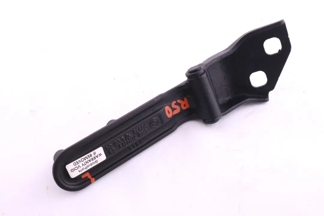 Boot Lid Hatch Hinge Black Matt Left N/S to BMW Mini R52 Convertible Tailgate with Part number 7144001 BMW Mini R52 Convertible Tailgate Boot Lid Hatch Hinge Black Matt Left N/S - SKU 7144001 - Part number 7144001