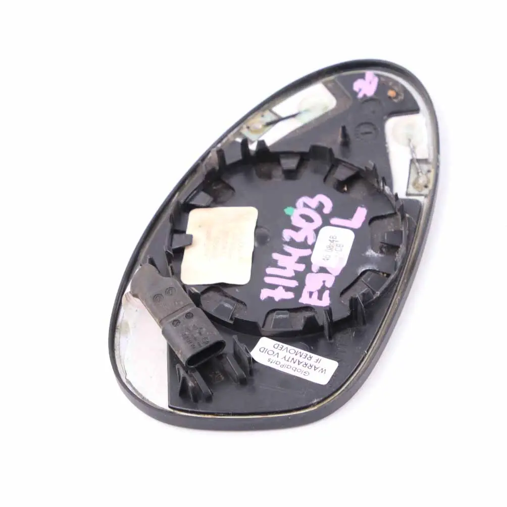 Vetro dello specchio BMW E90 E91 Elettrocromico Auto Dip Sinistra Ampio Angolo per con numero di parte 7144303 Vetro dello specchio BMW E90 E91 Elettrocromico Auto Dip Sinistra Ampio Angolo - SKU 7144303 - Numero di parte 7144303