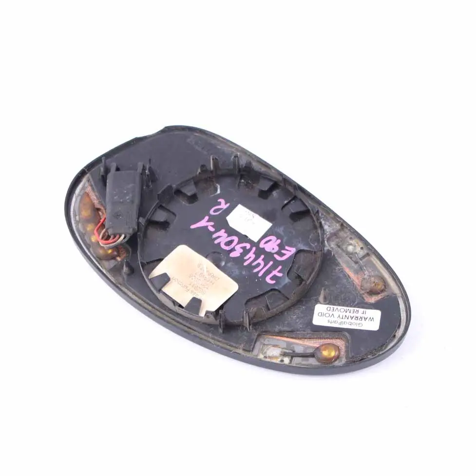 Mirror Glass BMW E90 E91 1 Electrochromic Auto Dip Heated Right O/S Wide Angle to with Part number 7144304 Mirror Glass BMW E90 E91 1 Electrochromic Auto Dip Heated Right O/S Wide Angle - SKU 7144304-1 - Part number 7144304