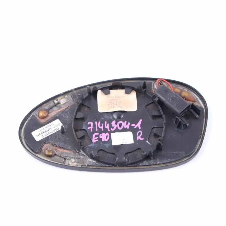 Mirror Glass BMW E90 E91 1 Electrochromic Auto Dip Heated Right O/S Wide Angle to with Part number 7144304 Mirror Glass BMW E90 E91 1 Electrochromic Auto Dip Heated Right O/S Wide Angle - SKU 7144304-1 - Part number 7144304