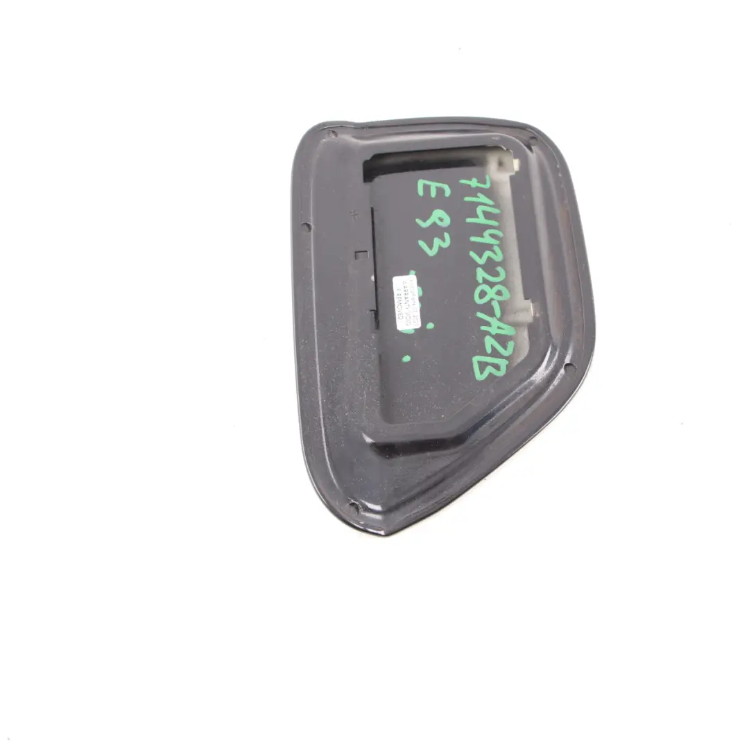 Filler Fill In Flap Cover Cap Azurit Black S34 to BMW E93 Convertible Fuel with Part number 7144328 BMW E93 Convertible Fuel Filler Fill In Flap Cover Cap Azurit Black S34 - SKU 7144328-AZB - Part number 7144328
