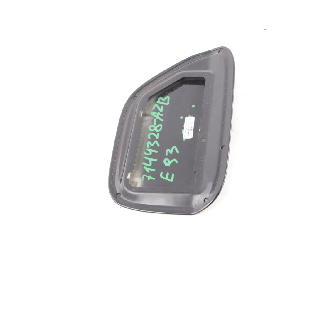 Filler Fill In Flap Cover Cap Azurit Black S34 to BMW E93 Convertible Fuel with Part number 7144328 BMW E93 Convertible Fuel Filler Fill In Flap Cover Cap Azurit Black S34 - SKU 7144328-AZB - Part number 7144328