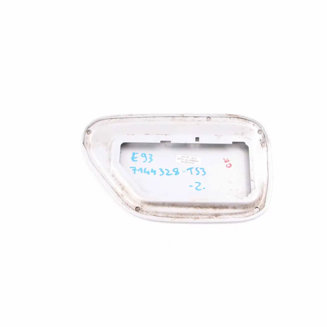 Fuel Cover BMW E93 Fill In Flap Titansilber Metallic Titanium Silver 354 - SKU 7144328-TS3 - Part number 7144328