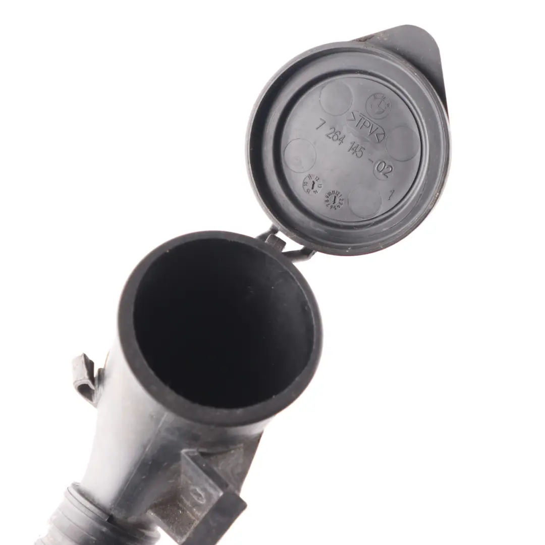 Windshield Spray Cleaning Washer Tank Filler Neck to BMW E60 E61 E63 with Part number 7144396 BMW E60 E61 E63 Windshield Spray Cleaning Washer Tank Filler Neck - SKU 7144396-3 - Part number 7144396