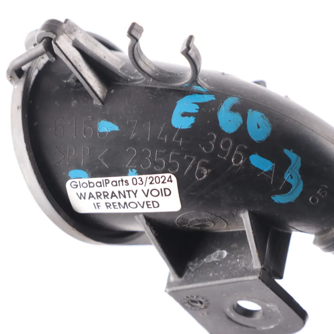 BMW E60 E61 E63 Windshield Spray Cleaning Washer Tank Filler Neck - SKU 7144396-3 - Part number 7144396