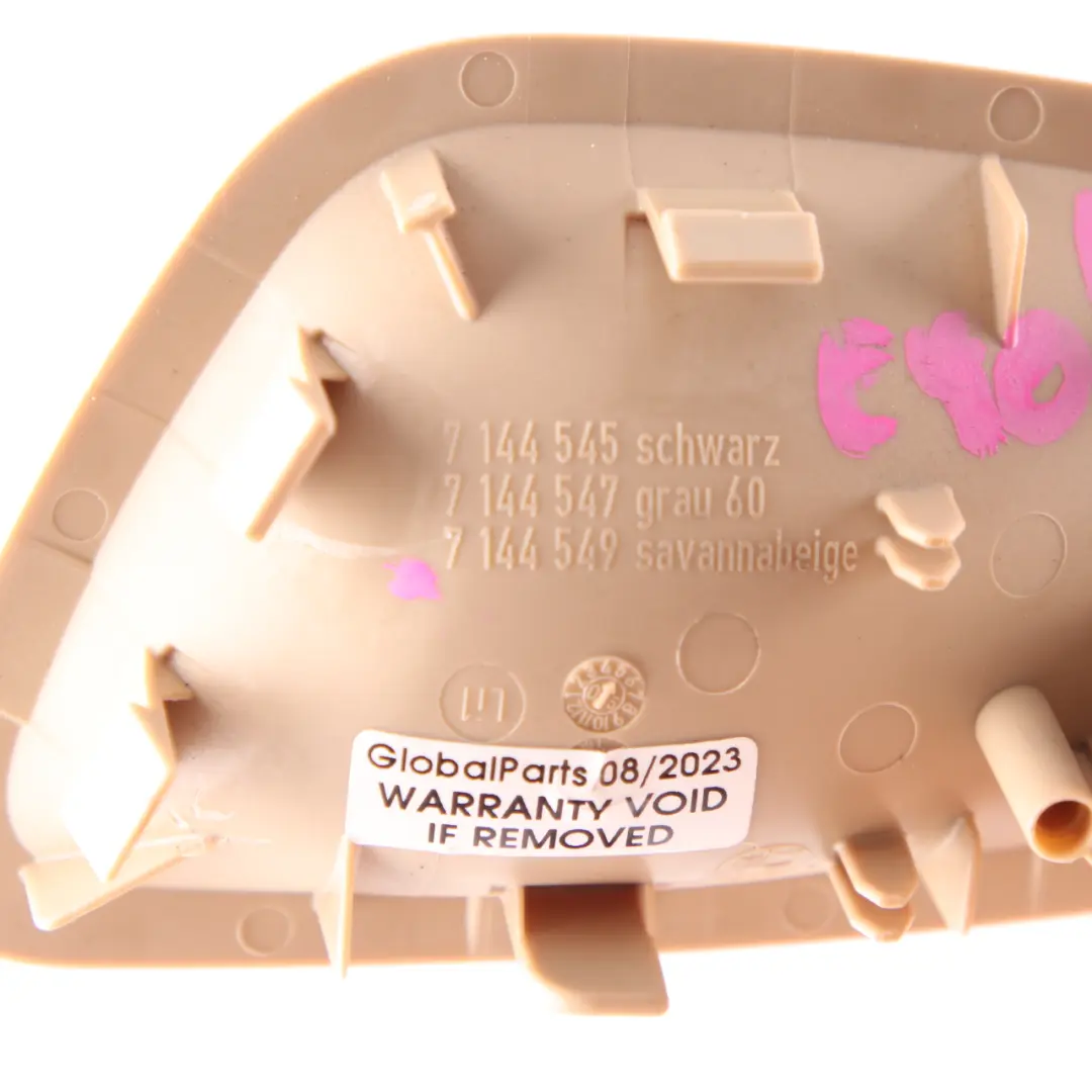 BMW E90 E91 Maniglia Interna Porta Anteriore Posteriore Sinistra Beige - SKU 7144549 - Numero di parte 7144549