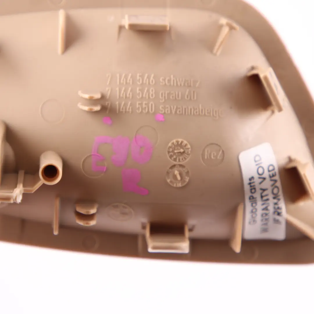 BMW E90 E91 LCI Scheda Porta Maniglia Interna Grigia 7144548 - SKU 7144550 - Numero di parte 7144550