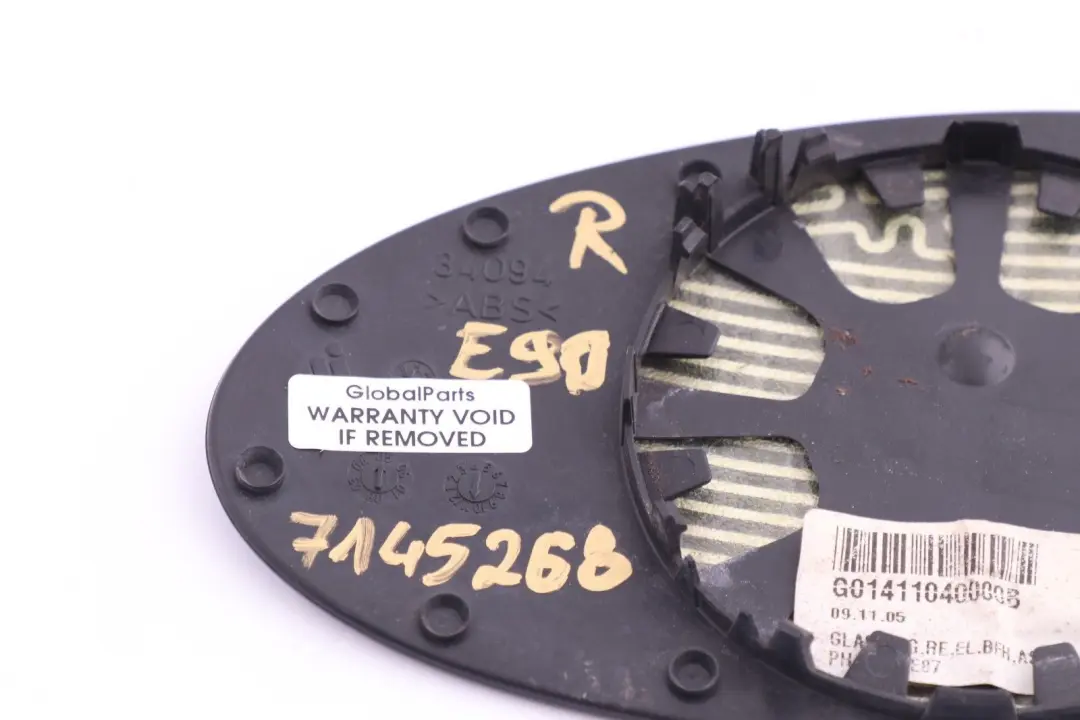 Wkład Lusterka Szkło Prawe do BMW E81 E87 E90 E91 o numerze 7145268 BMW E81 E87 E90 E91 Wkład Lusterka Szkło Prawe - SKU 7145268 - Numer Części 7145268