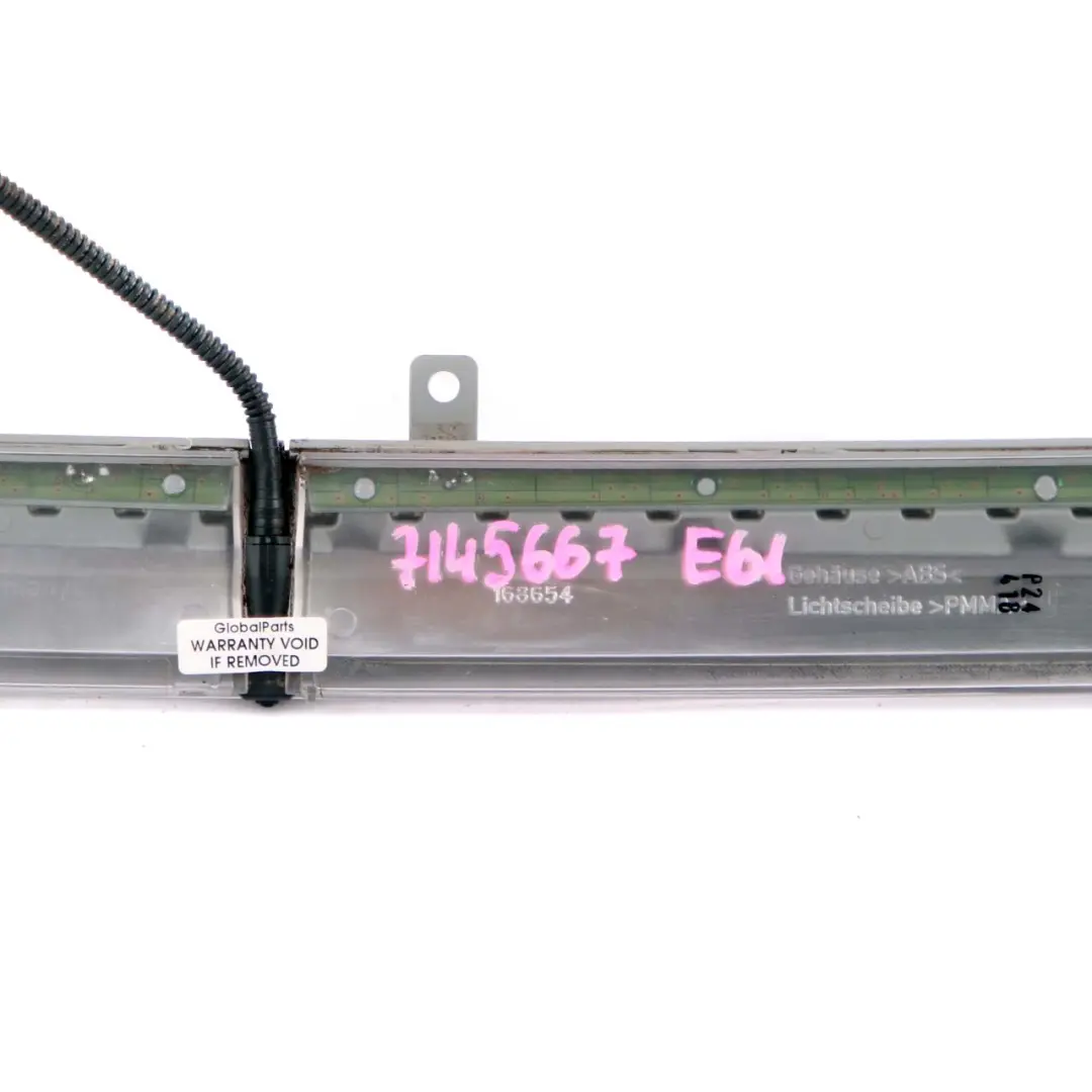 Dritte Bremsleuchte Weiss Hinten für BMW 5 er E61 E61N LCI Touring mit Teilenummer 7145667 BMW 5 er E61 E61N LCI Touring Dritte Bremsleuchte Weiss Hinten - SKU 7145667 - Teilenummer 7145667