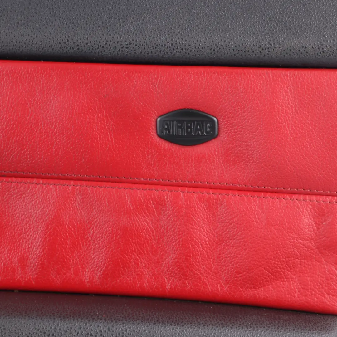 BMW Z4 E85 Door Card Front Right O/S Trim Panel Covering Leather Black Red - SKU 7145672 - Part number 7145672