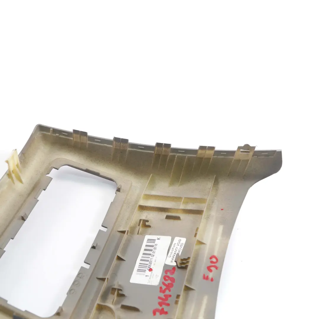 BMW E90 E91 Copertura Apertura Consolle Centrale Grigio Posteriore 7118049 - SKU 7145682 - Numero di parte 7145682