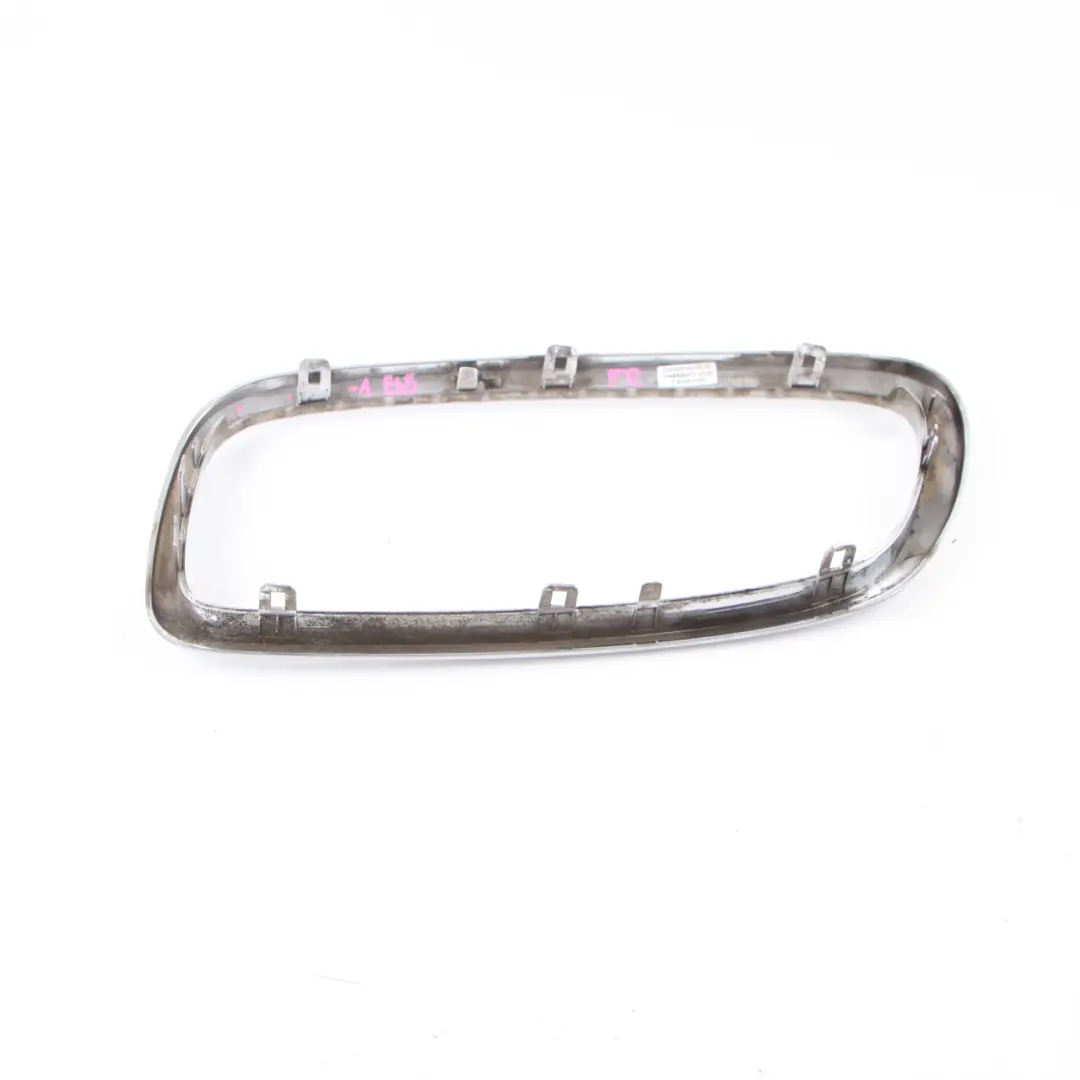 Front Grille BMW E65 E66 E67 Bumper Kidney Trim Ring Chrome Right O/S to with Part number 7145740 Front Grille BMW E65 E66 E67 Bumper Kidney Trim Ring Chrome Right O/S - SKU 7145740-1 - Part number 7145740