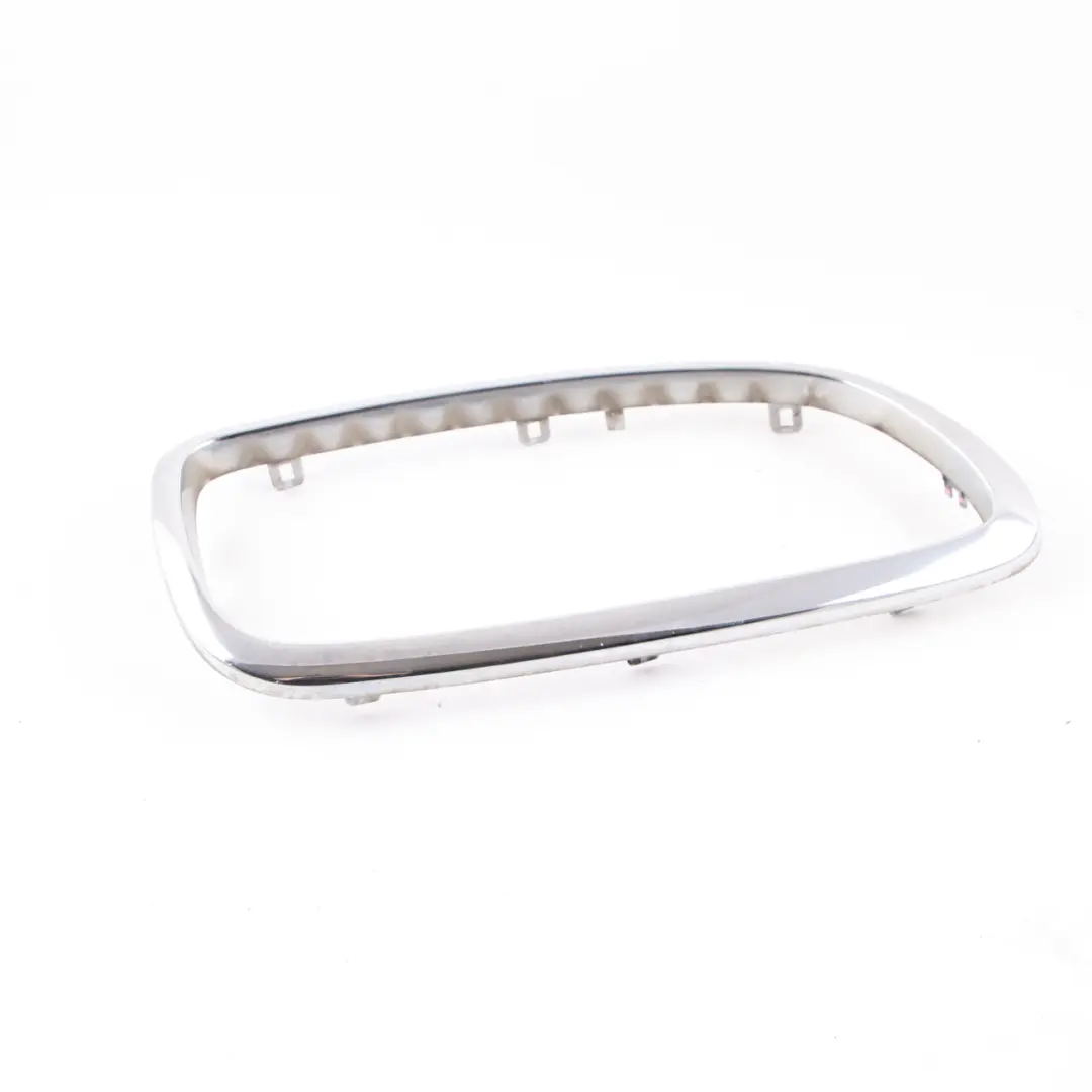 Front Grille BMW E65 E66 E67 Bumper Kidney Trim Ring Chrome Right O/S to with Part number 7145740 Front Grille BMW E65 E66 E67 Bumper Kidney Trim Ring Chrome Right O/S - SKU 7145740-1 - Part number 7145740