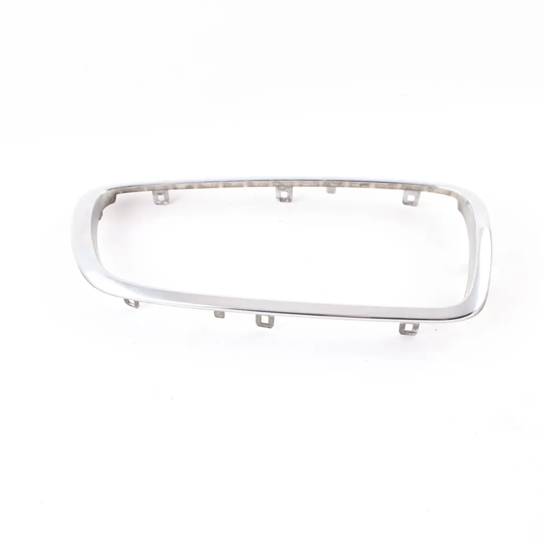 Front Grille BMW E65 E66 E67 Bumper Kidney Trim Ring Chrome Right O/S to with Part number 7145740 Front Grille BMW E65 E66 E67 Bumper Kidney Trim Ring Chrome Right O/S - SKU 7145740-1 - Part number 7145740