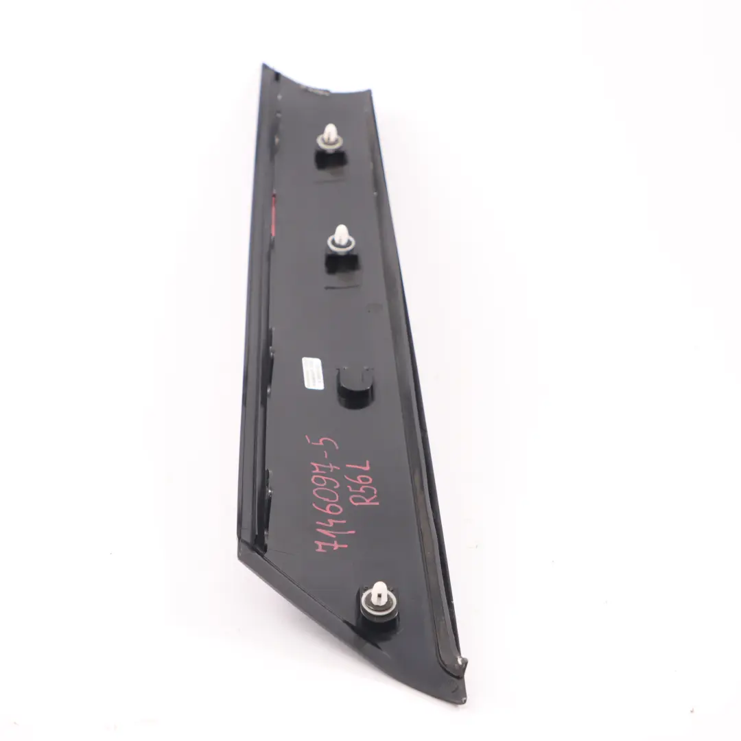 Mini Cooper One R55 R56 Exterior Column A Pillar Cover Left N/S Trim - SKU 7146097-5 - Part number 7146097