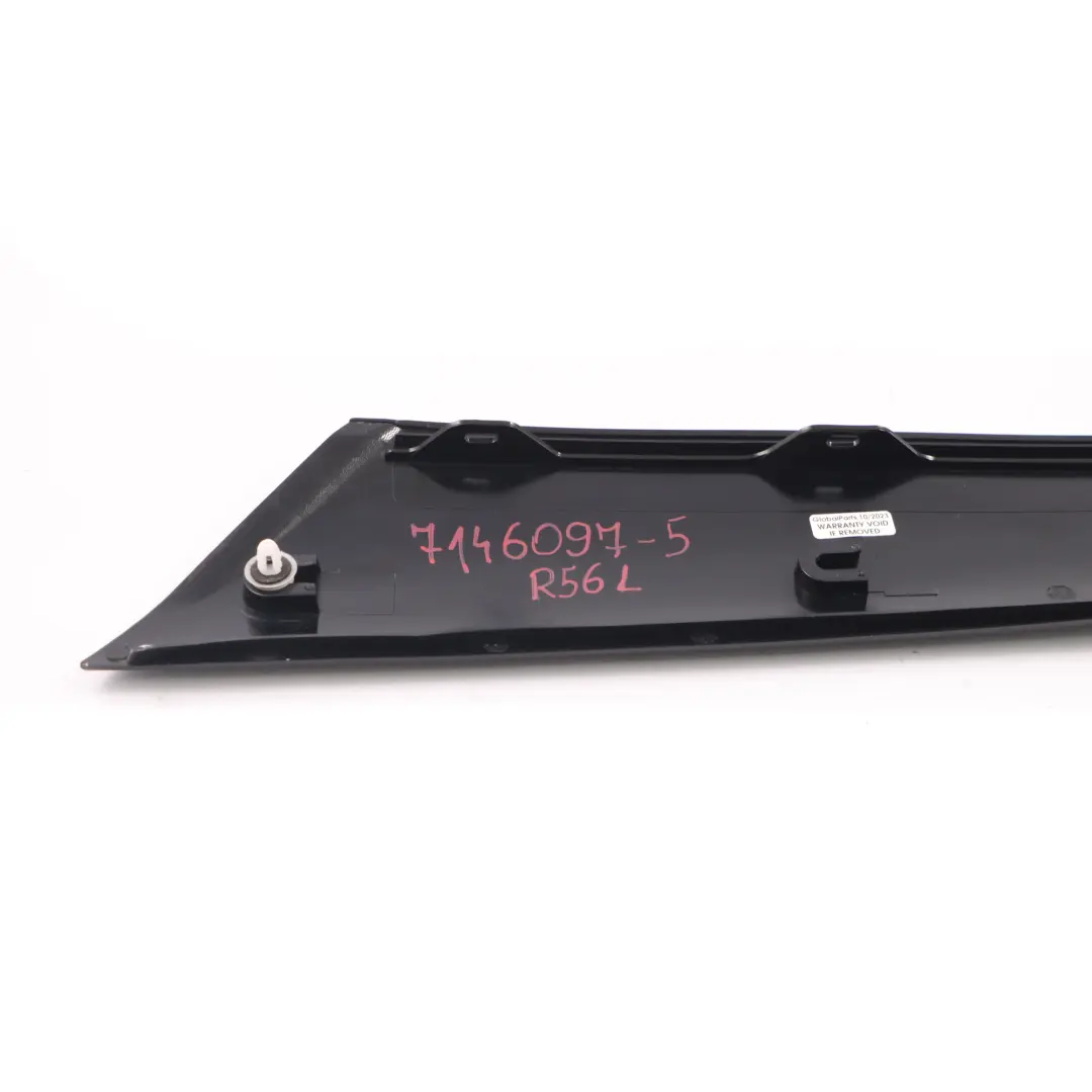 Mini Cooper One R55 R56 Exterior Column A Pillar Cover Left N/S Trim - SKU 7146097-5 - Part number 7146097