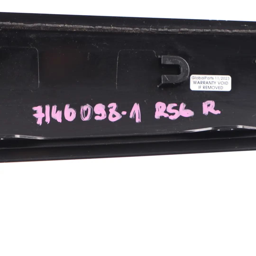 Mini Cooper R55 R56 Couvercle de Garniture de Colonne A cote Droite Noir - SKU 7146098-1 - Numéro de pièce 7146098