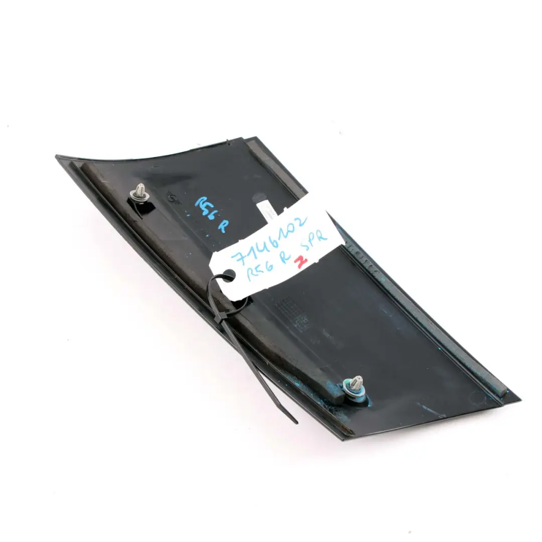 Exterior Column C Pillar Cover Right O/S to Mini R56 with Part number 51137146102 Mini R56 Exterior Column C Pillar Cover Right O/S - SKU 7146102 - Part number 51137146102