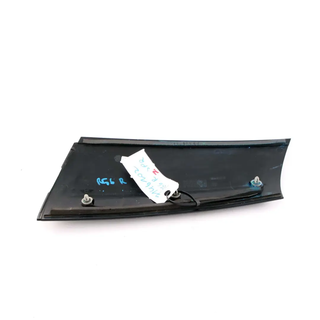 R56N Exterior columna C pilar tapa derecha para Mini Cooper One R56 con número de pieza 51137146102 Mini Cooper One R56 R56N Exterior columna C pilar tapa derecha - SKU 7146102 - Número de pieza 51137146102